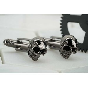 Dear Martian Mens Gothic Gun Metal Cuff Links